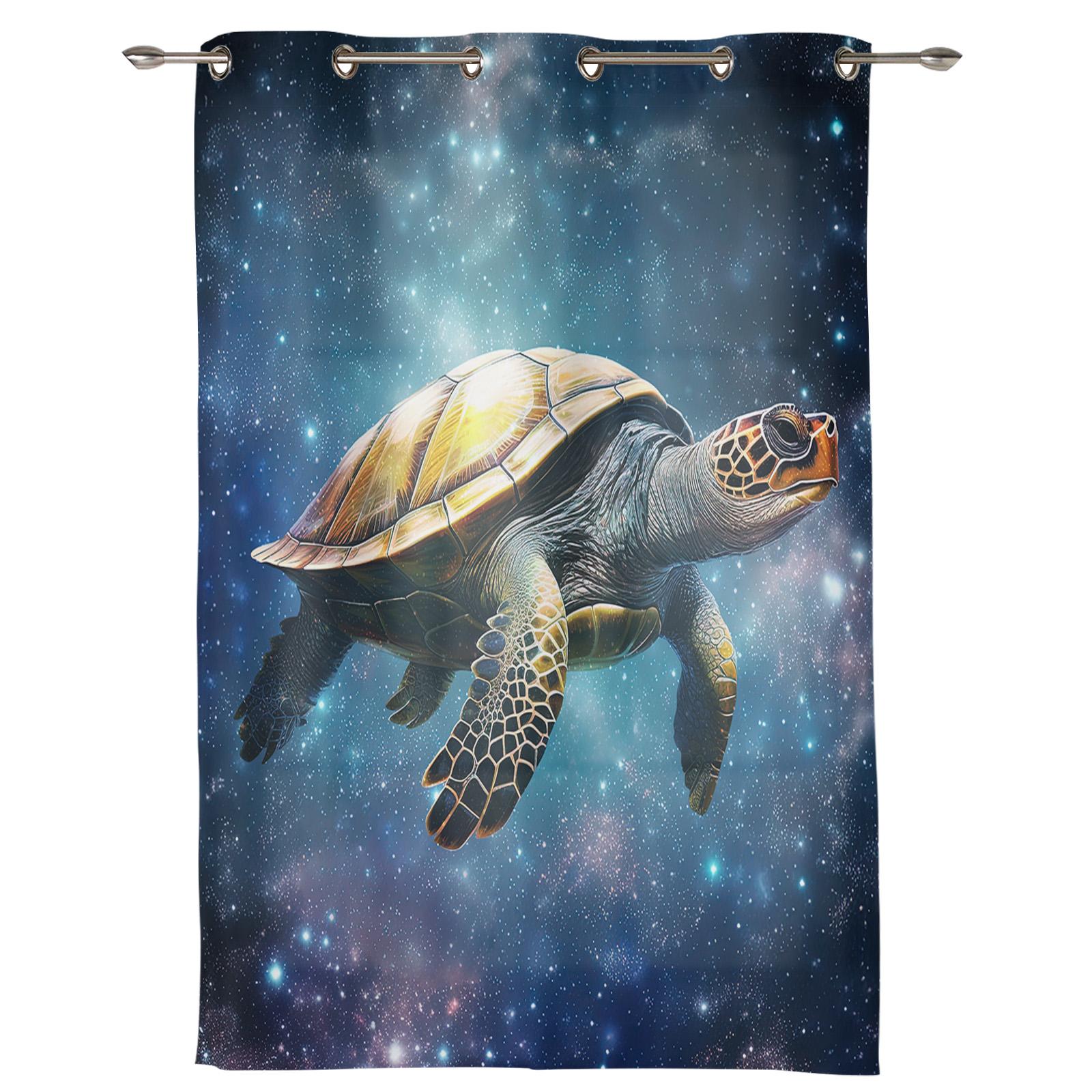 Черепаха Звезды Млечный Путь Шторы для Спальни Гостиной Оконные Шторы Шторы Жалюзи Кухня — фото 2