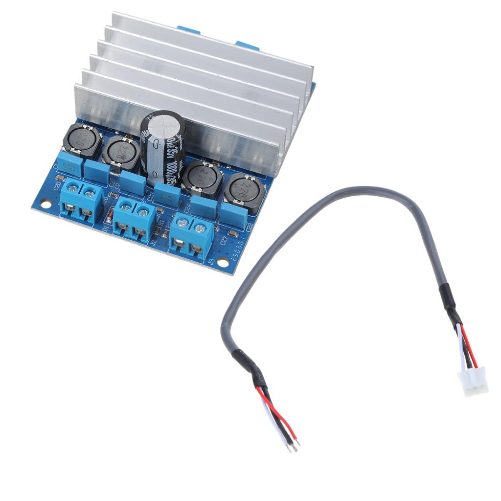 2x50W TDA7492 Klasse D Hochleistungs-Digitalverstärkerplatine mit Kühlkörper Verstärkermodulplatine Transceiver-Ersatz