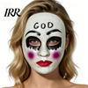 Klare Sicht Halloween Gesichtsmaske Gruselig für Erwachsene, Horror Realistisch Cosplay Party Sichtfeld Zubehör, Unheimlich Vollmaske Kostüm,