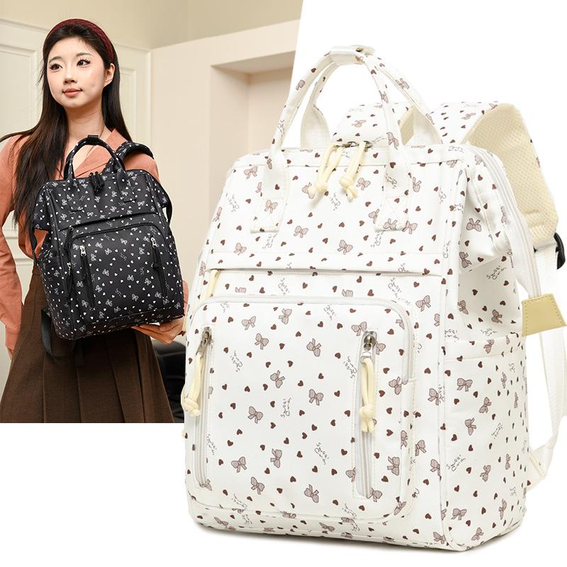 Student School Bag Bow Backpack Large Capacity Backpack