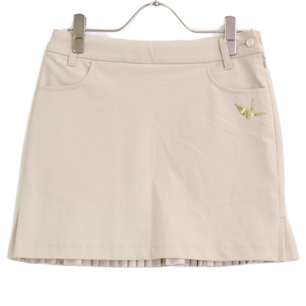 1piu1uguale3 [GOLF] GSP018 Beige Pleated Mini Skirt Skirt 2 beigeUsed