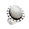 Moonstone Ethnic Handmade Ring Jewelry US Size-7.5 R 5580