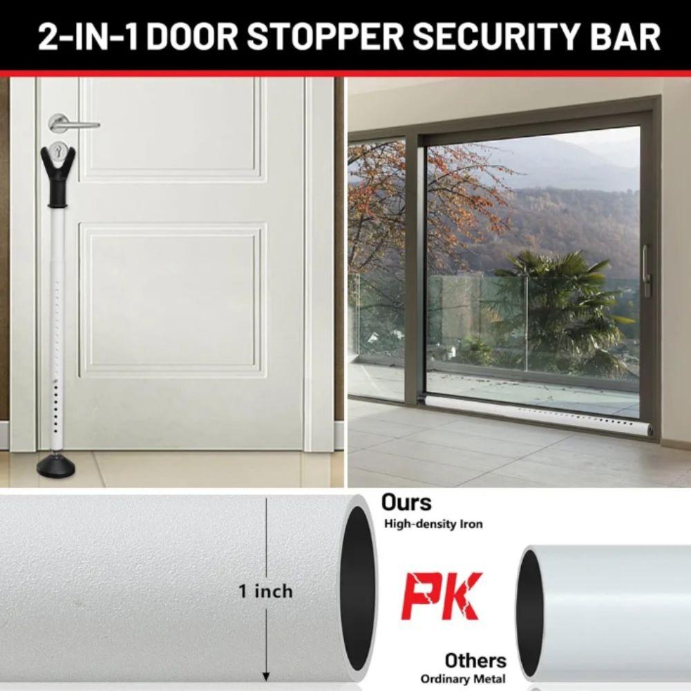 Adjustable Door Security Bar Sliding Doors Door Stopper Anti-Theft Bar Apartment Security