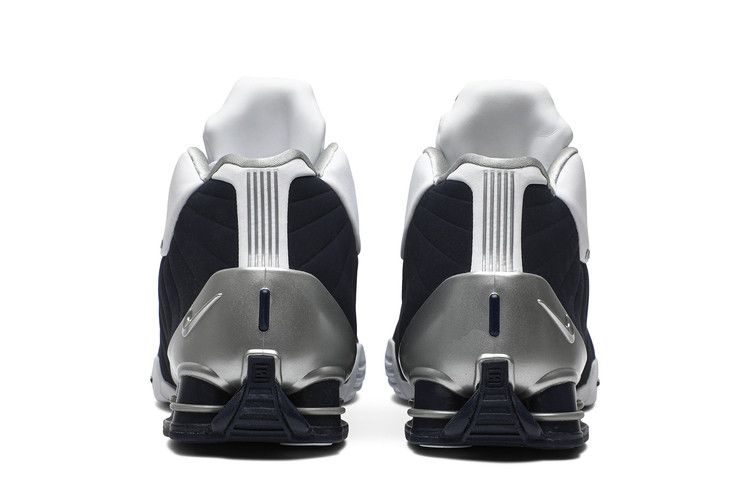 Nike Shox BB4 White Silver Navy