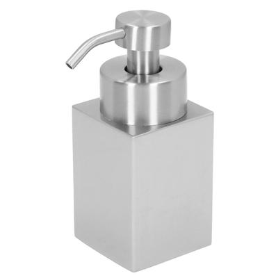 Ongwan Foaming Soap Dispenser, 304 Stainless Steel, Standing Soap Dispenser, Shower Gel Dispenser with PP Pump Head, for Bathroom, Kitchen, and Decora