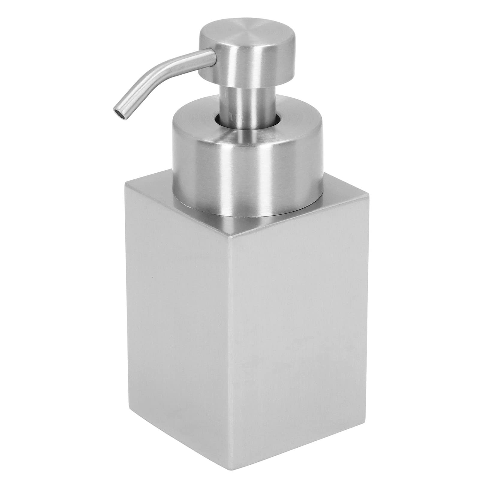 

Ongwan Foaming Soap Dispenser, 304 Stainless Steel, Standing Soap Dispenser, Shower Gel Dispenser with PP Pump Head, for Bathroom, Kitchen, and Decora