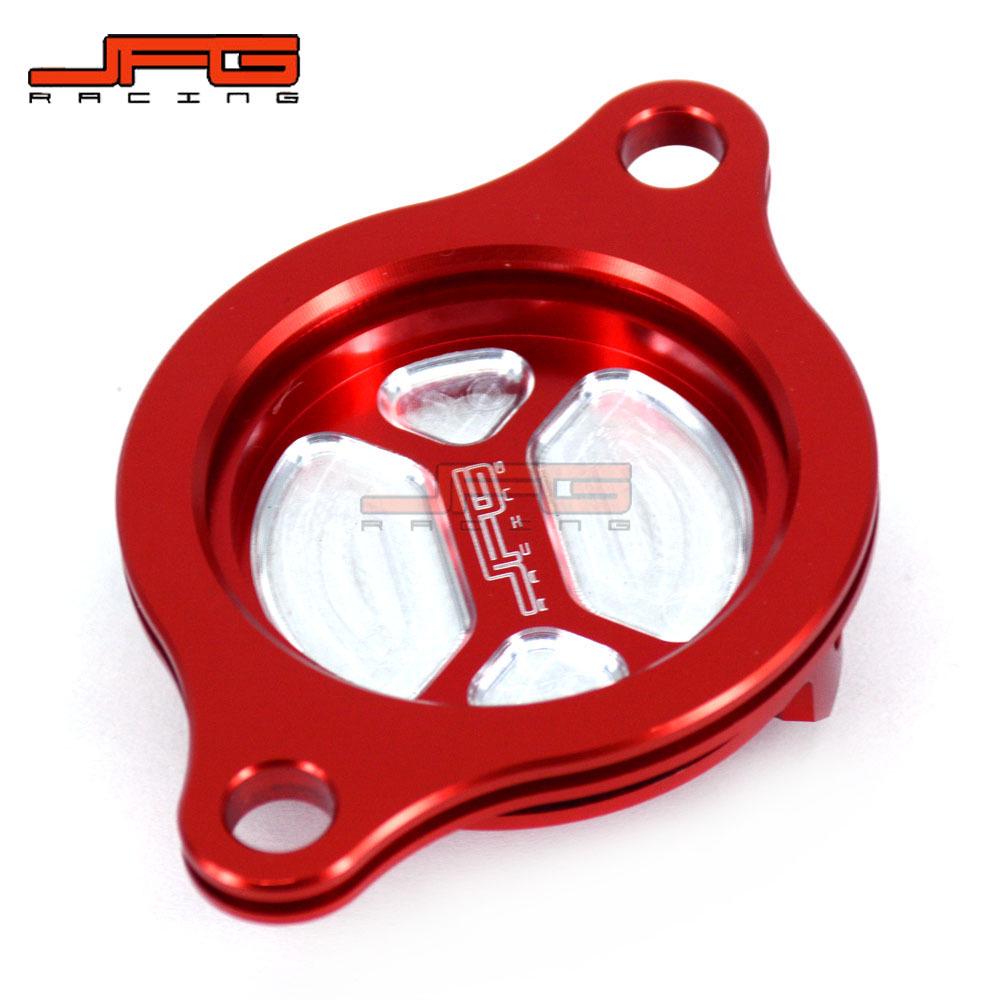 CNC Aluminum Oil Filter Cover for 2002-2008 CRF450R Off-Road Motorcycle