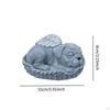 Angel Dog Figure for Garden Decor and Home Use