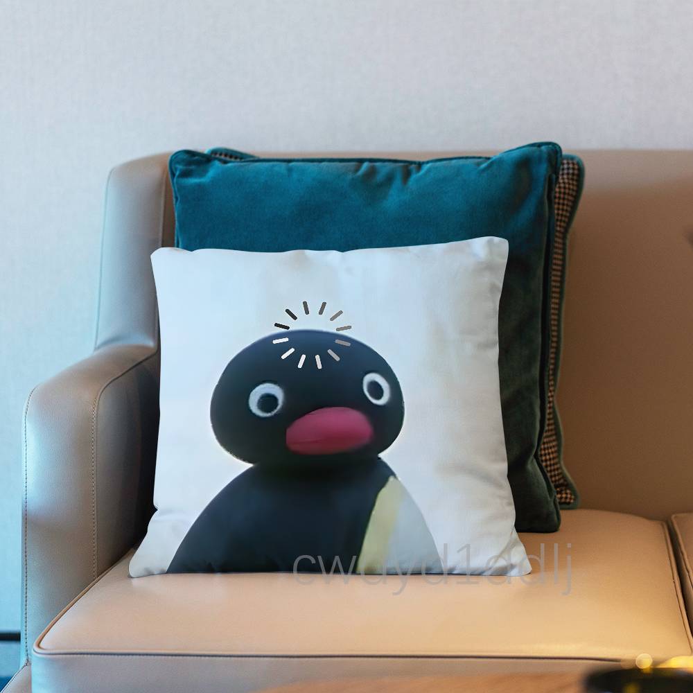 PPINGU Pingu Cute Pillow Case Cover Square Sofa With For Pattern Comfortable Cushion suitable Of Room