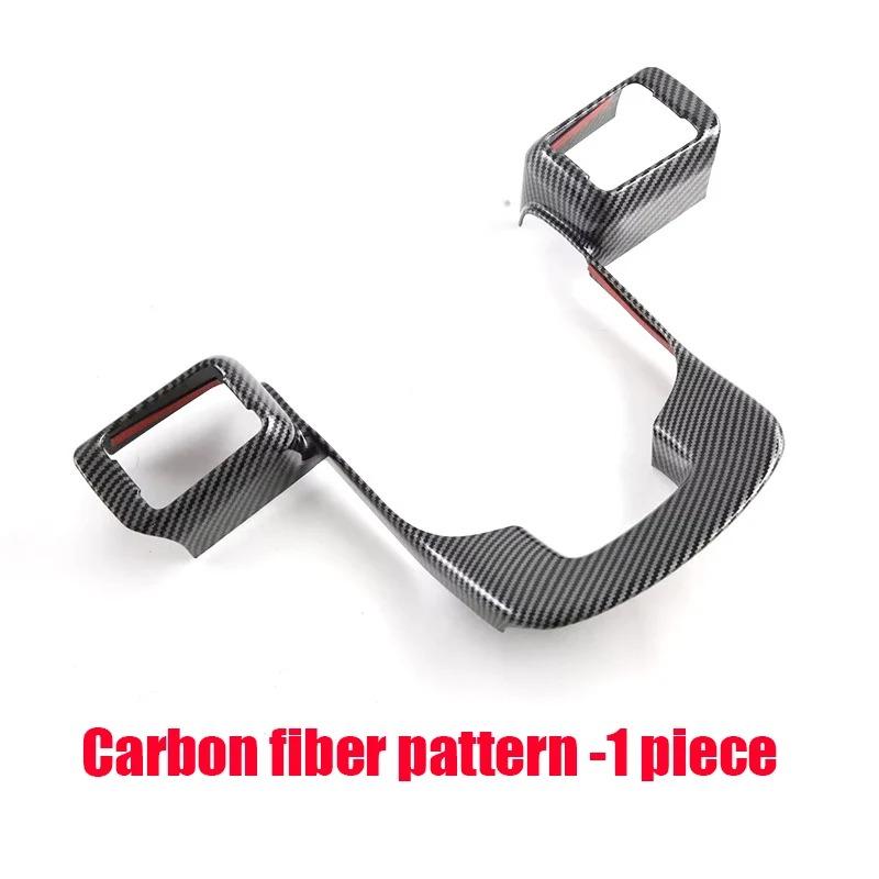 

For Hyundai Santa Fe 2025 2025 ABS Carbon Fiber Interior Car Steering Wheel Switch Cover Trims Interior Accessories