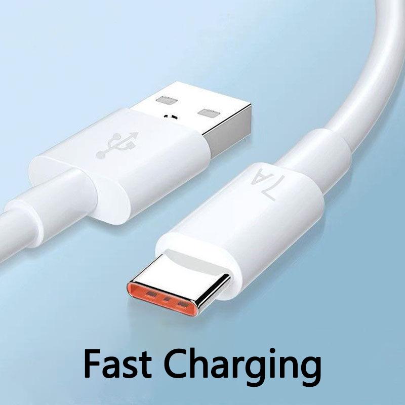 7A 100W C tipi USB kablosu süper hızlı şarj kablosu için Huawei Mate 40 30 Xiaomi Samsung hızlı şarj USB şarj aleti kabloları veri kablosu