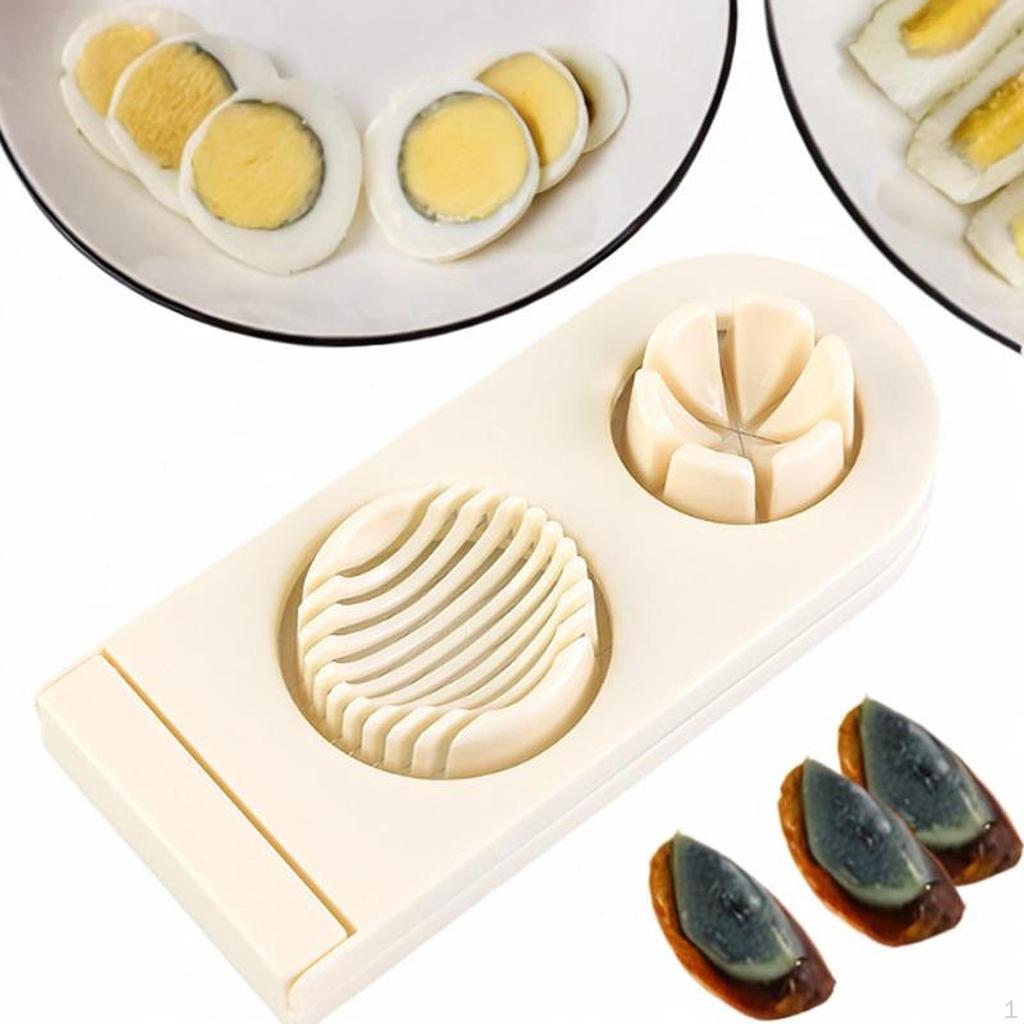 Efficient Stainless Steel Egg Slicer And Cutter Combo for Quick Meal Prep