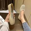 Damskie buty Beanie Damskie miękkie podeszwy Hollow Shallow Casual dzianinowe płaskie buty