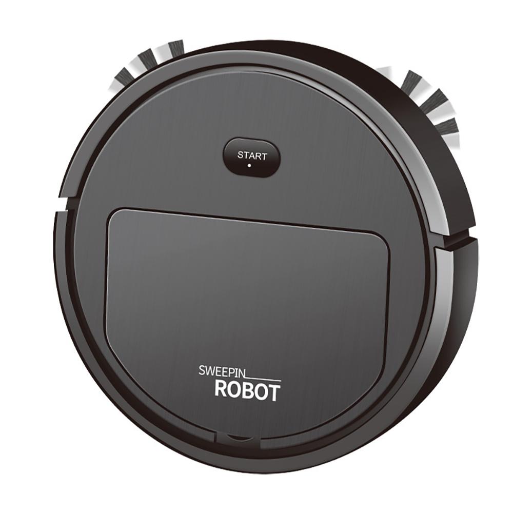 

Новий підмітальний робот-пилосос Миття 3 в 1 Smart Wireless 1500Pa Перетягування Прибирання Підмітання підлоги для домашнього офісу Прибирання чорний