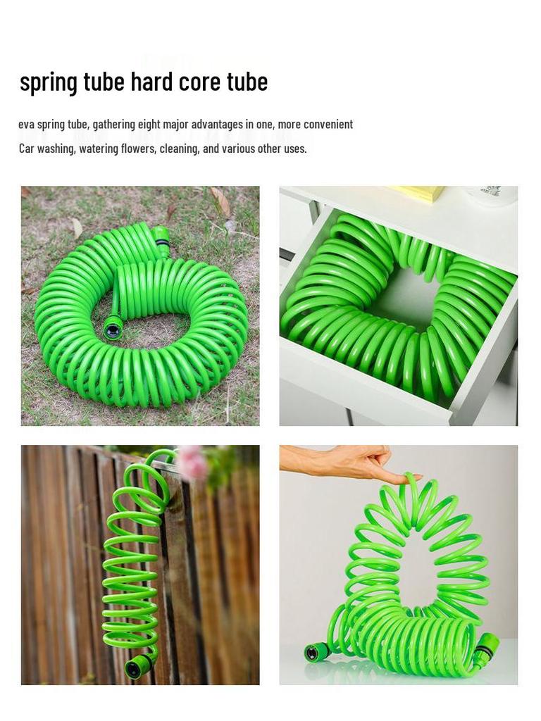 Teleskopická vysokotlaká vodní hadice a multifunkční tryska pro mytí aut a domácí použití