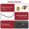 Gas Detectors with Flexible Hose And Fast Leak Alerts Handheld Methane Detectors Easy to Use For Indoor/Outdoor Use