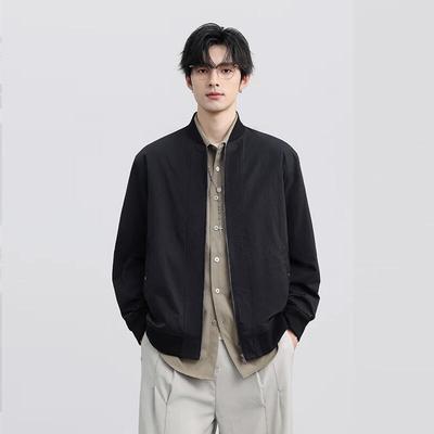 Men's Casual Baseball Collar Jacket