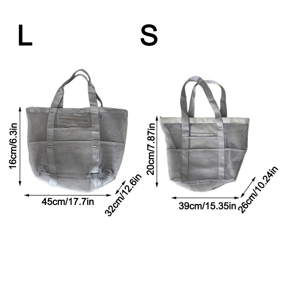 Hollow Beach Bags Mesh Makeup Storage Bag New Shoulder Bag  Women