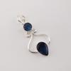 London Blue Topaz Gemstone 925 Sterling Silver Handmade Jewelry Pretty Pendant 1.60" For Wife PP-13-3