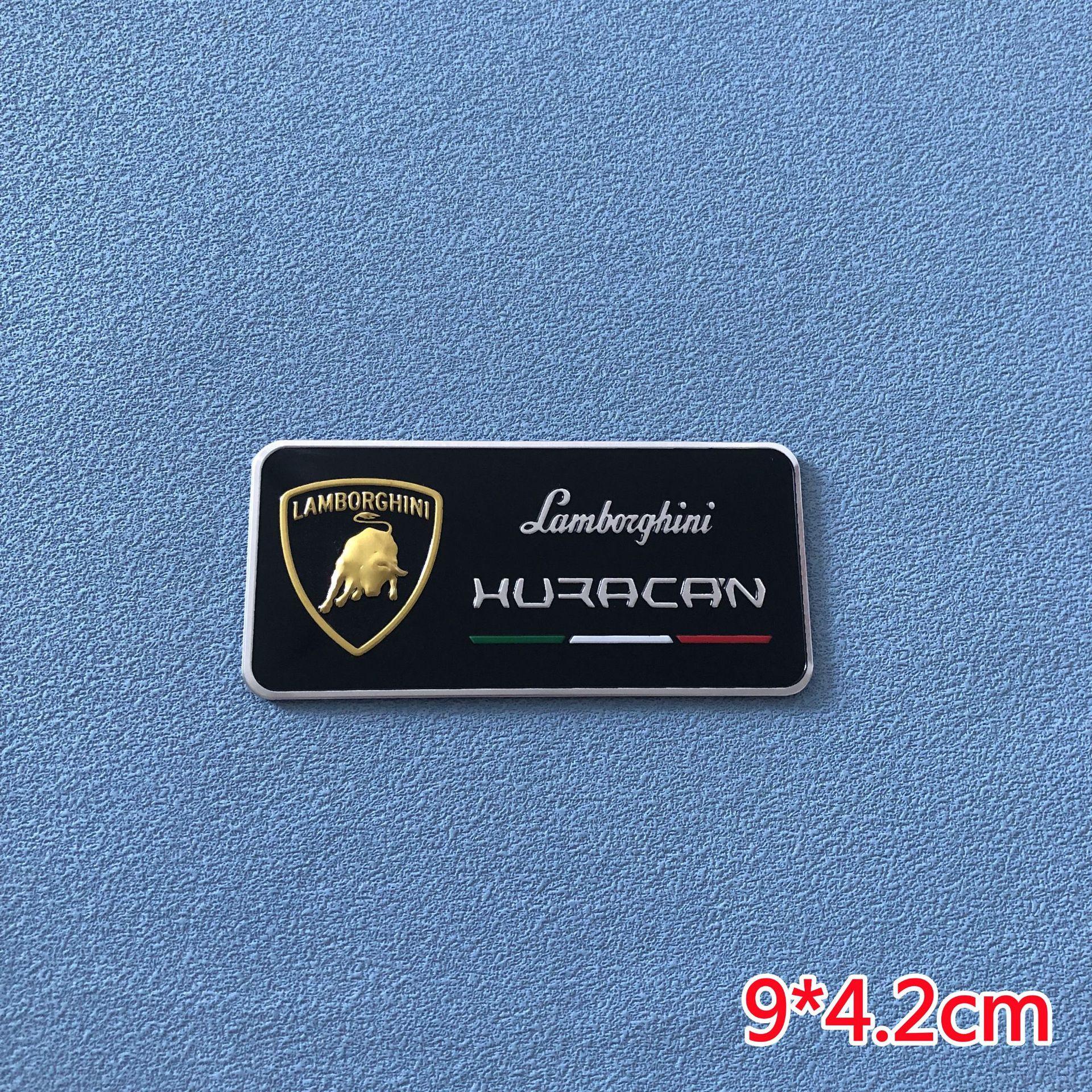 

Алюминиевая автомобильная наклейка с рисунком Ferrari Наклейка-деколь Обложка Значок Принадлежности Замена Автостайлинг Декаль Для Lamborghini LP570 LP610 Urus