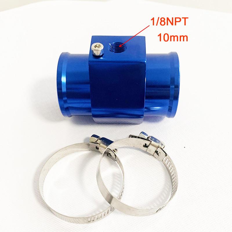Car Modification Water Temperature Sensor Head Joint Sensor Radiator Adapter 1/8NPT Digital Water Temperature Gauge Voltmeter