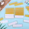 50 STUKS Zelfklevende PVC Labelhouder Kaartsleuf Supermarkt Artikelidentificatie Leeg Transparant Label Prijskaartje DIY