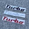 New Metal Car Badges Turbo Trunk Emblem Stickers Decals Decor Turbocharger Boost Loading Boosting