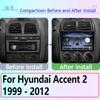Car Android Auto For Hyundai Accent II 2 LC2 1999 - 2012 Radio Stereo Multimedia Player GPS Navigation 4G WIFI Head Unit No 2din