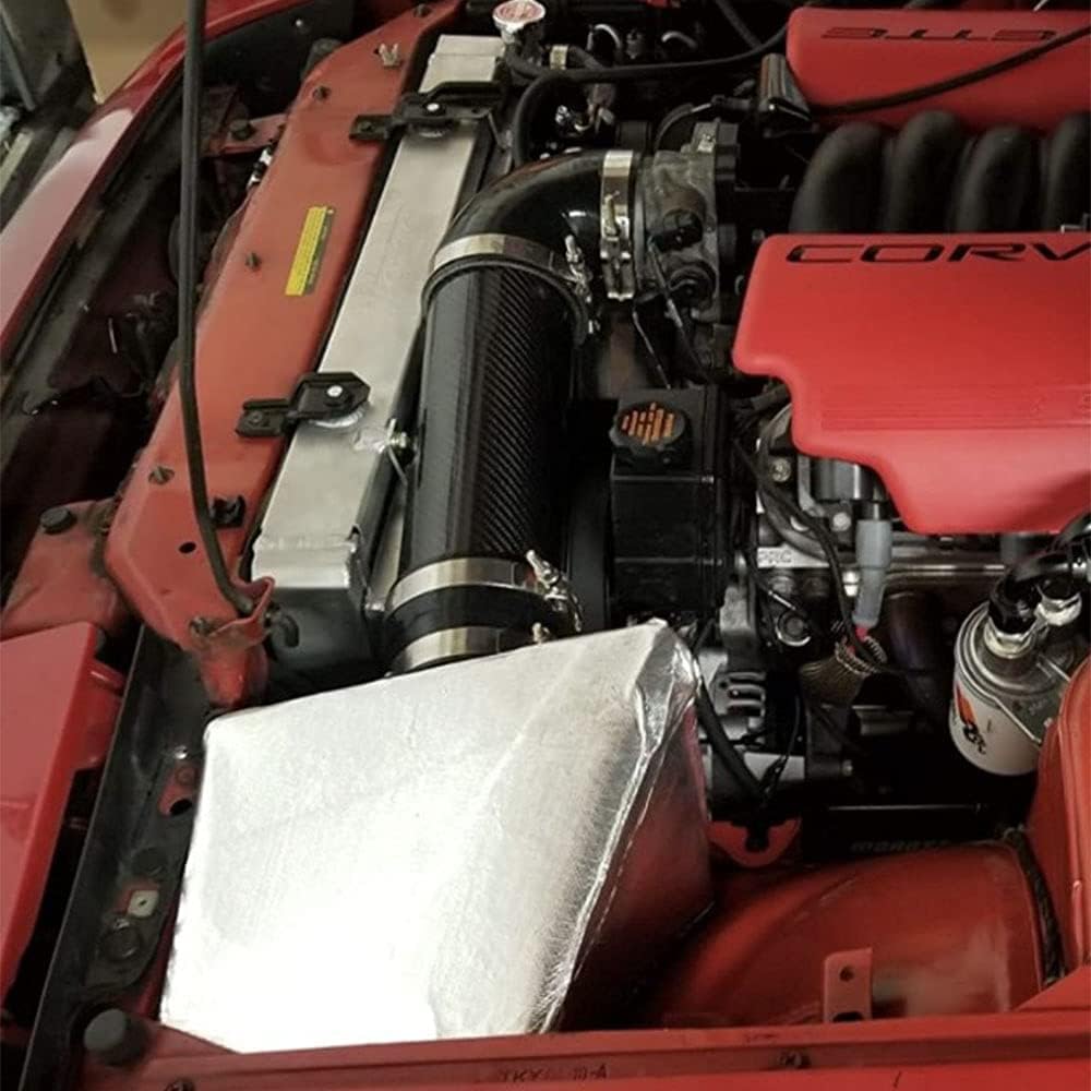 12'' X 48''Aluminized Heat Shield Mat Thermal Barrier Adhesive Backed Heat Blanket, Fiberglass Ulation Reflective Material High Temp Protection