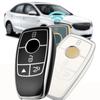 4 Tasten Auto Fernbedienung Schlüsselgehäuse Fob Abdeckung Schale für Mercedes Benz W205 W213 W222 X167 W177 A C E S G Klasse GLC CLA Schlüssel Schutz