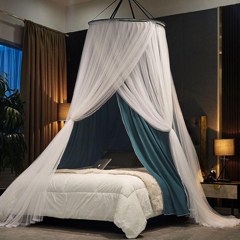 Princess Style Hanging Mosquito Net: Dustproof, Light-Blocking Dome Bed Canopy, Easy Installation
