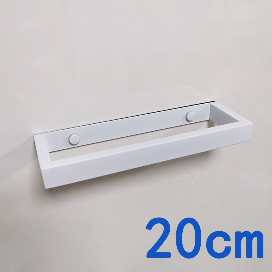 

Белый держатель для полотенец из нержавеющей стали 304, настенный, прямоугольный, для кухни, ванной комнаты, полка, штанга для полотенец, 20 х 30 х 40 х 50 см