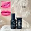 Mirisist Black Tube Color-Changing Jelly Lipstick: Long-Lasting, Non-Stick, Temperature-Sensitive, Moisturizing Flower Lip Balm.
