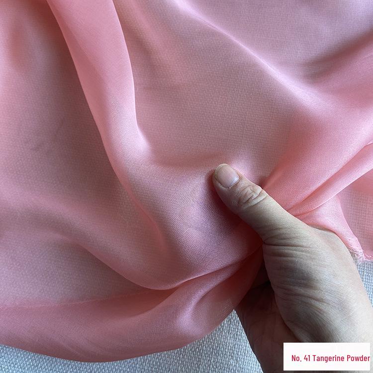 Chiffon di Vera Seta Largo 6 mm: Tessuto di Seta di Gelso Trasparente per Foulard, Vestiti Estivi e Abiti da Sera