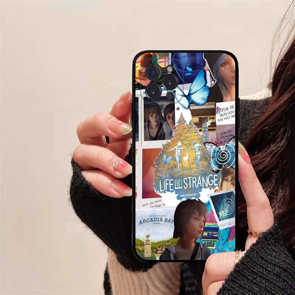 

Adventure Game Life Is Strange Phone Case For Iphone 16 15 17 13 14 12 11 Pro Max Plus Black Shell Cover Case iPhone 17 Pro