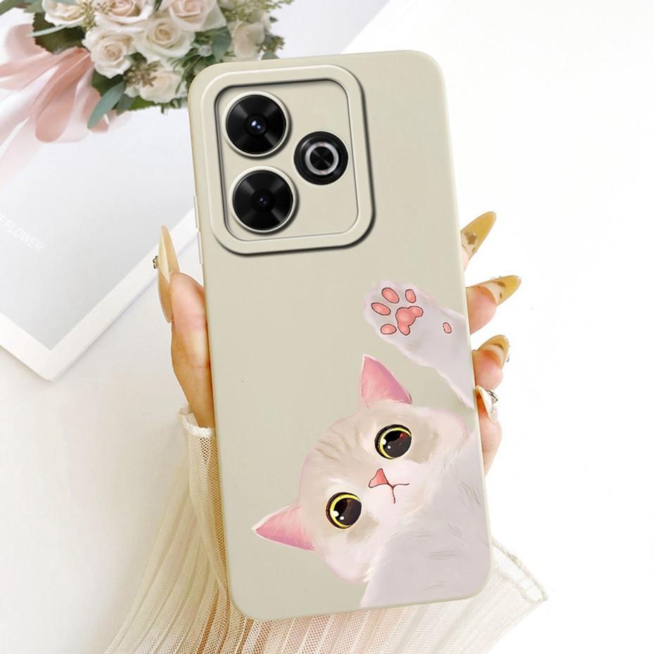 New Fashion Phone Case For Xiaomi Redmi 13X Soft Silicone Cases For Redmi 13X Shockproof Covers Bumpers