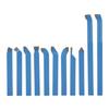11Pcs 8*8mm Lathe Tools Carbide Tipped Welding Milling Cutting Turning Tool Set