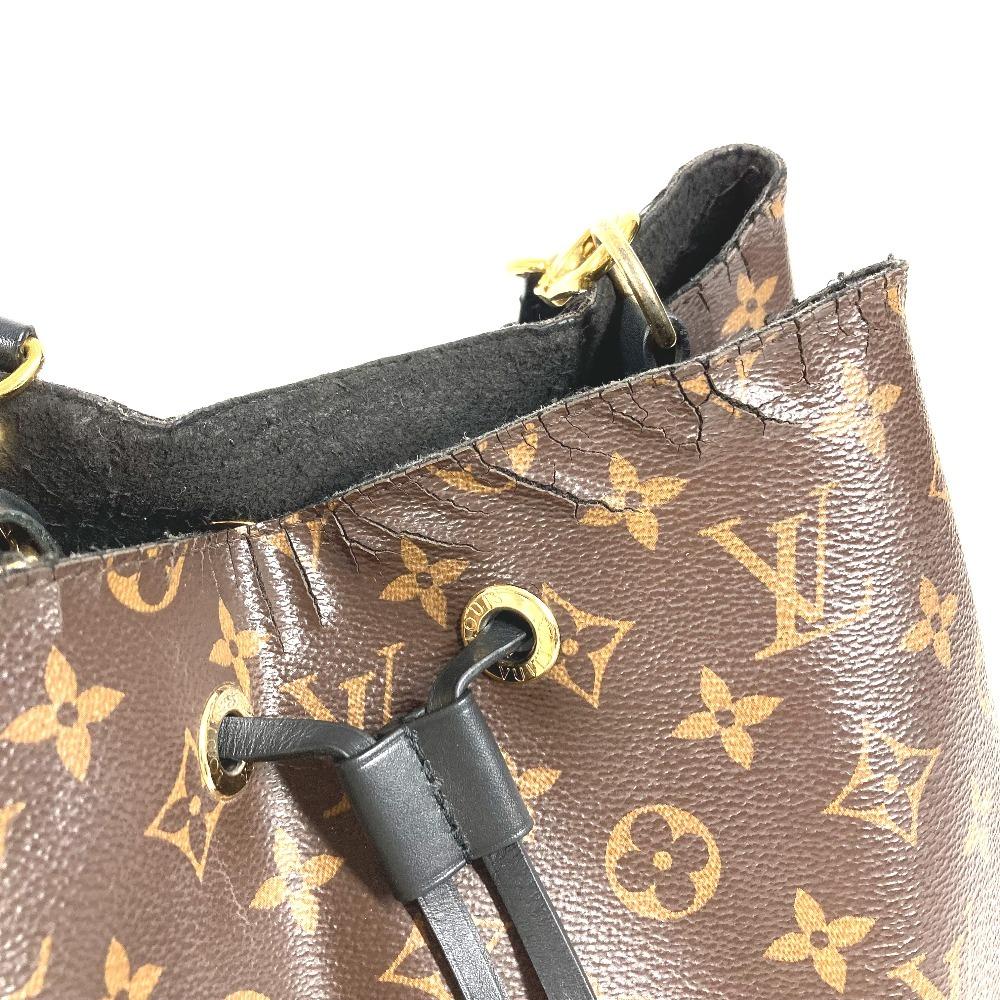 Louis Vuitton M44020 Monogram Neonoe 2WAY Drawstring Shoulder Bag Noir Black