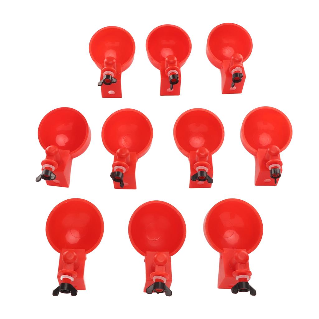 Chicken Waterer Cups Automatic Filling Waterer Chicken Water Feeder Kit Poultry Drinking Bowl for Ducks Geese Turkeys