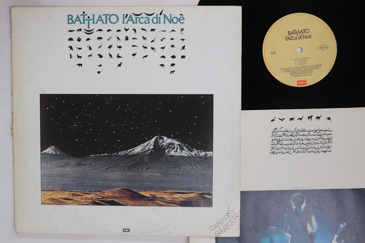 Виниловая пластинка BATTIATO  Larca Di Noe 3C06418597 EMI 198 Италия Рок Б/у