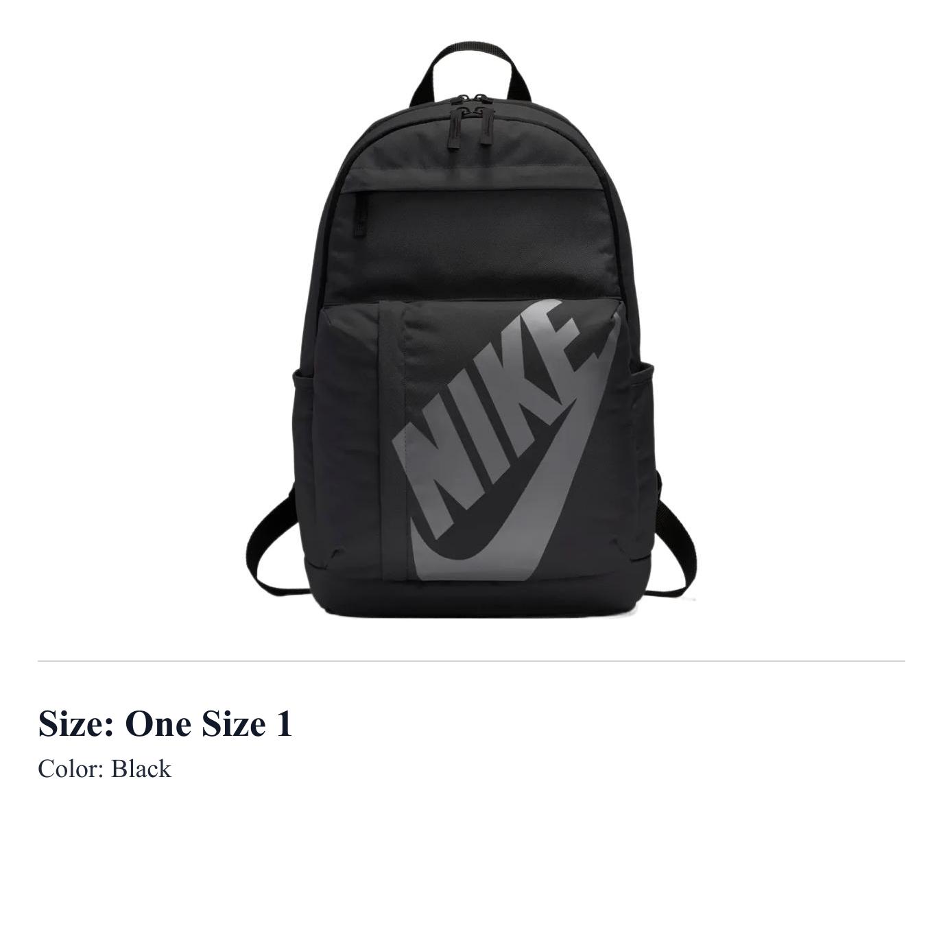 Nike 25L Elemental Backpack Black Unisex