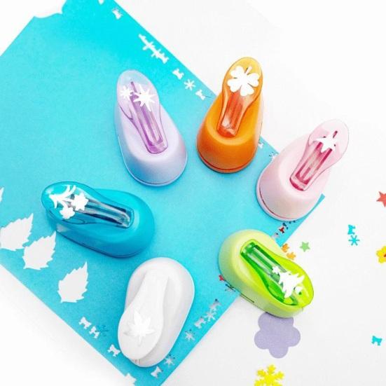 DIY Embossing Machine Starfish Tree Star Pattern Embosser DIY Scrapbooking Tool for for Kids Crafts