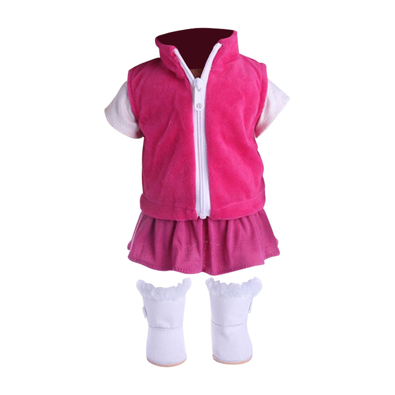 

Костюмные платья для одежды куклы 18 дюймов, Одежда для куклы, Аксессуары для куклы One Size