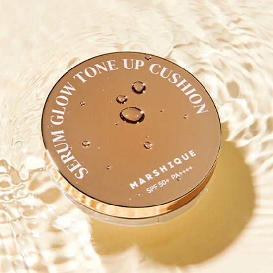 MARSHIQUE Serum Tone-Up Sun Cushion 12g