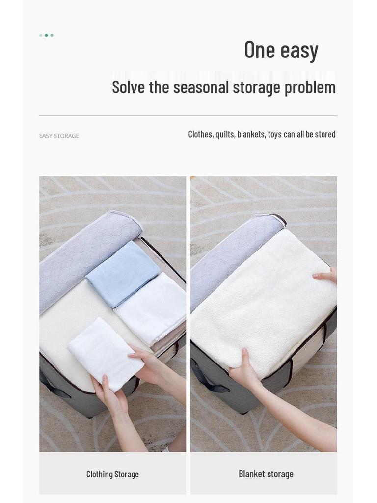 Moisture-Proof Extra Large Quilt Storage Organizer and Handheld Bag