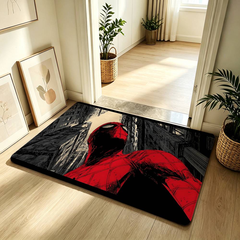 Movie-S-spider-manS Classic Carpet Bathroom Anti-slip Mat Door Mat Home Decoration Mat Entrance Door Mat Scratch-resistant Mat