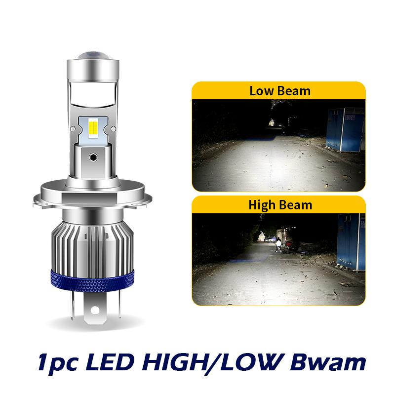 

1PCS CANbus For Yamaha Virago Royale 250 535 700 750 1000 H4 HS1 9003 Motorcycle LED lens Headlight Hi/Lo Beam Bulb 6800LM