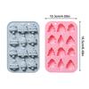 For Chocolate Jello Baking Mold Christmas Silicone Baking Mold, Christmas Tree Holiday Silicone Mold Soap Candy Mold
