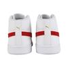 Puma Smash V2 Mid Fabric Synthetic Leather Classic Versatile Retro High-Top Sneakers Unisex Sneakers White Red 366924-10
