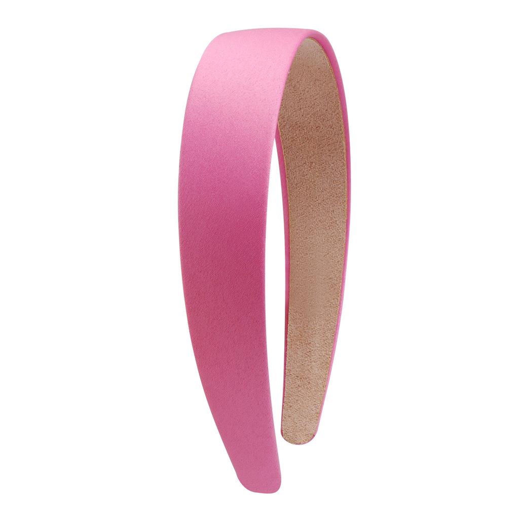 Colorful Satin Wide-brimmed Headband Retro Handmade DIY Hairpin Women's Simple Headband Hair Accessories